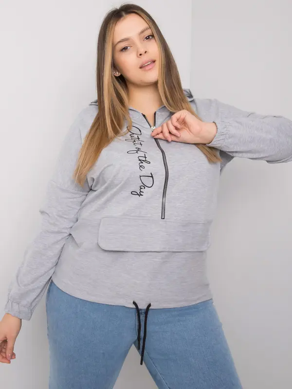 RELEVANCE Sweatshirt-RV-BL-7179.27-gray
