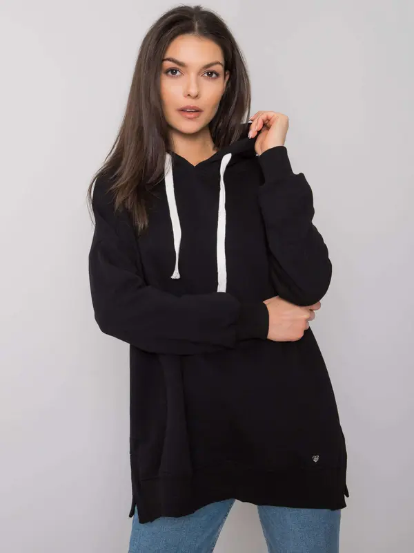 BASIC Feel Good Sweatshirt-RV-BL-7190.38X-black