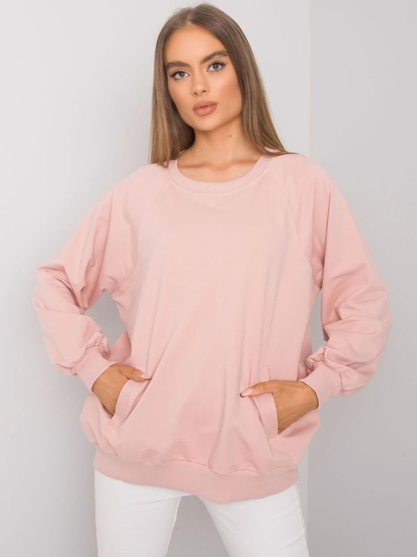 RUE PARIS Sweatshirt-RV-BL-7191.37P-light pink