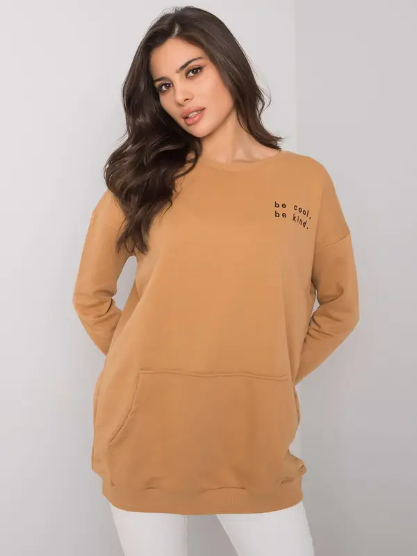 RUE PARIS Sweatshirt-RV-BL-7202.32P-camel