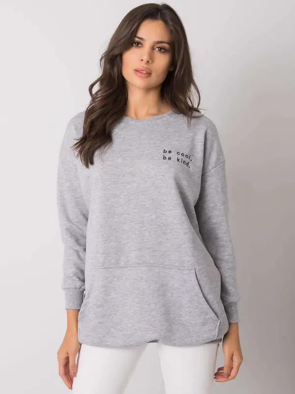 RUE PARIS Sweatshirt-RV-BL-7202.32P-gray