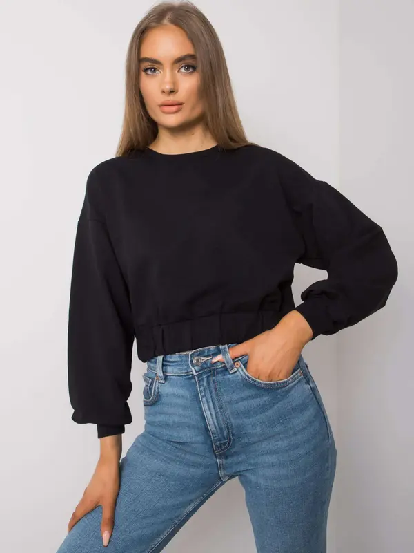 BASIC Feel Good Sweatshirt-RV-BL-7252.31P-black