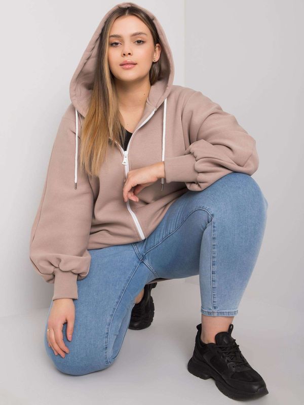 RELEVANCE Sweatshirt-RV-BL-7282.22P-dark beige