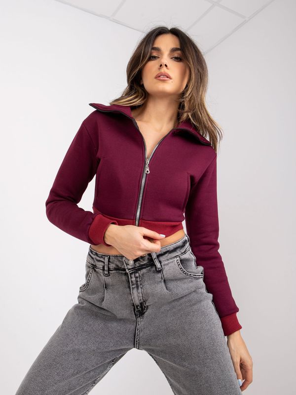 RUE PARIS Sweatshirt-RV-BL-7305.79-dark red