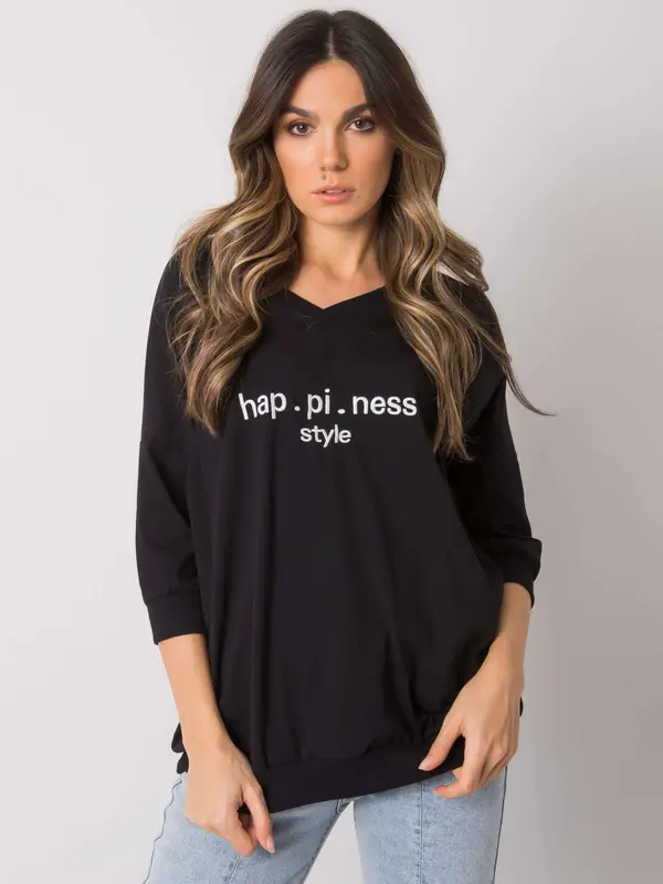 RUE PARIS Sweatshirt-RV-BL-7328.19-black