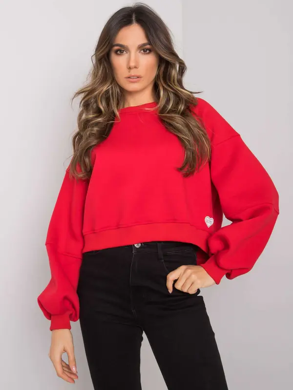 RUE PARIS Sweatshirt-RV-BL-7334.69-red