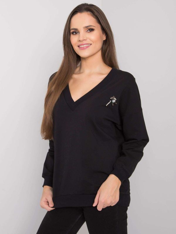 RUE PARIS Sweatshirt-RV-BL-7370.78P-black