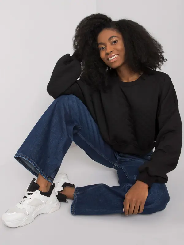 BASIC Feel Good Sweatshirt-RV-BL-7450.64-black