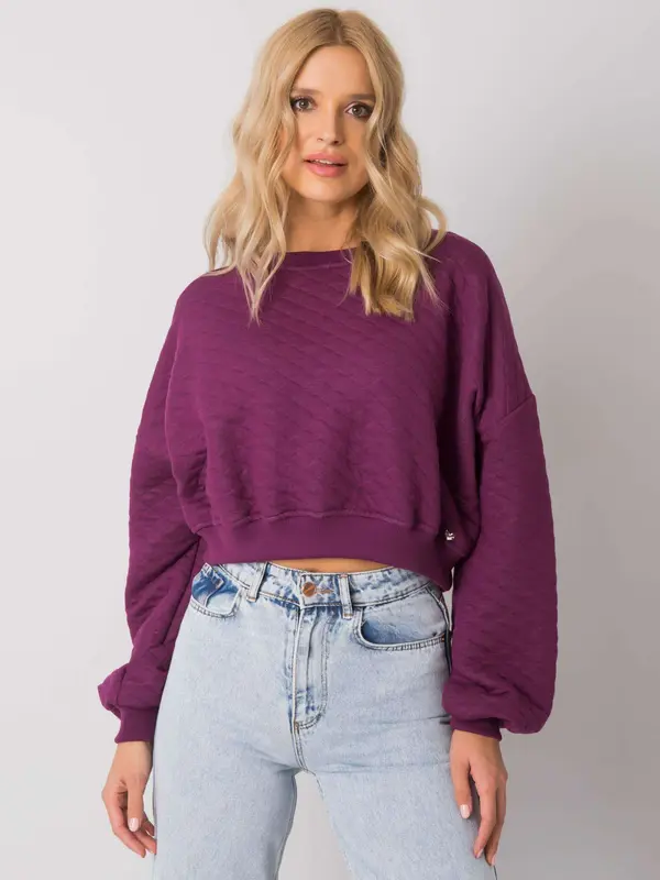 BASIC Feel Good Sweatshirt-RV-BL-7450.64-dark purple