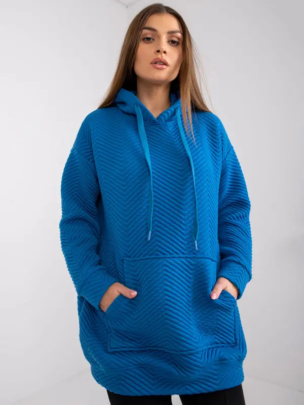 RUE PARIS Sweatshirt-RV-BL-7487.66-dark blue