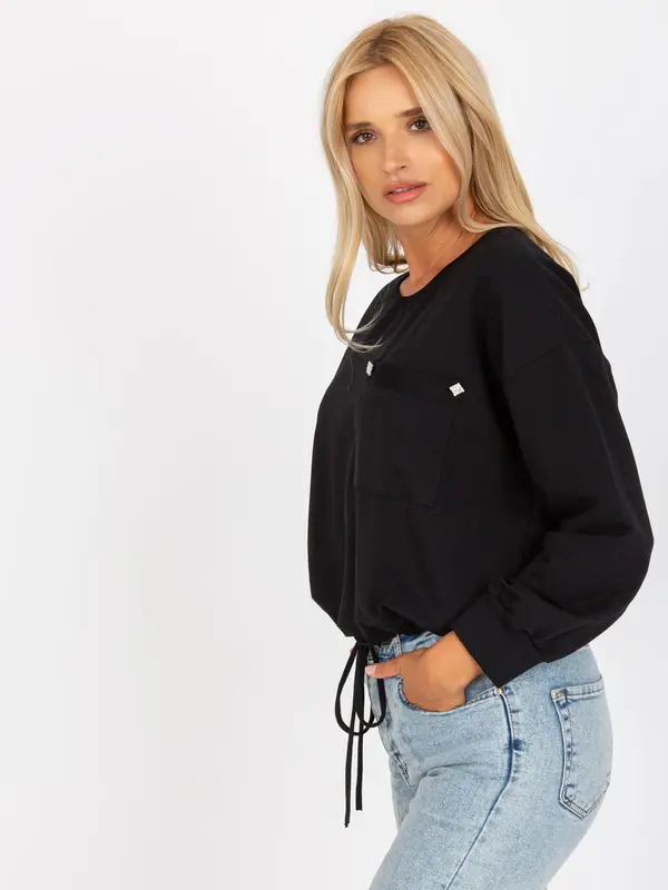 RUE PARIS Sweatshirt-RV-BL-8066.32P-black