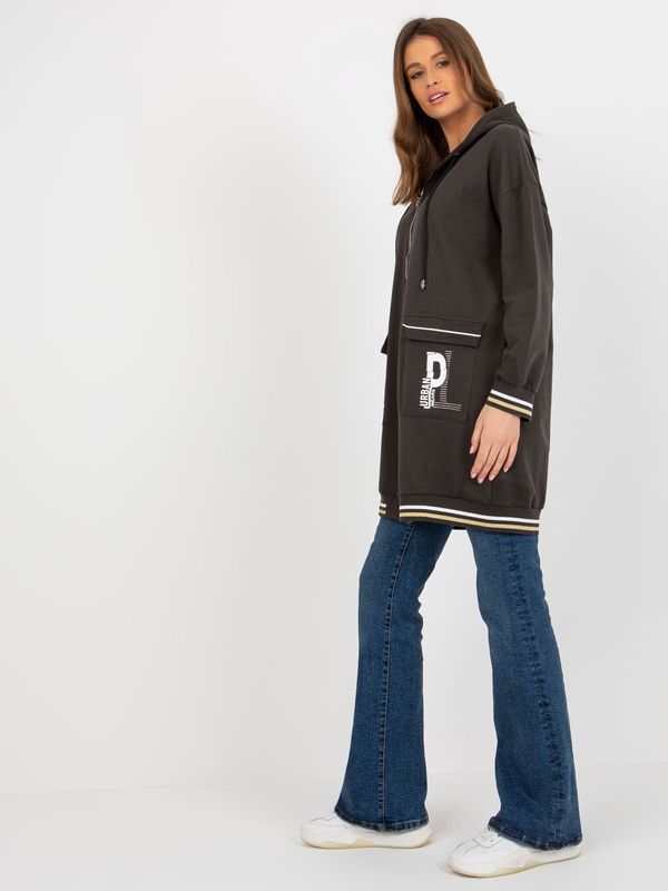 RELEVANCE Sweatshirt-RV-BL-8149.91P-dark khaki