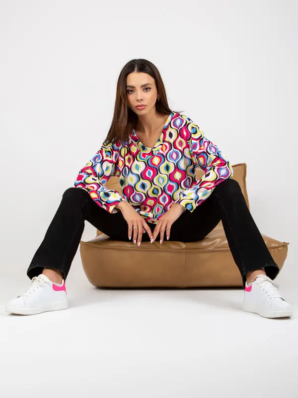 RUE PARIS Sweatshirt-RV-BL-8186.14X-pink