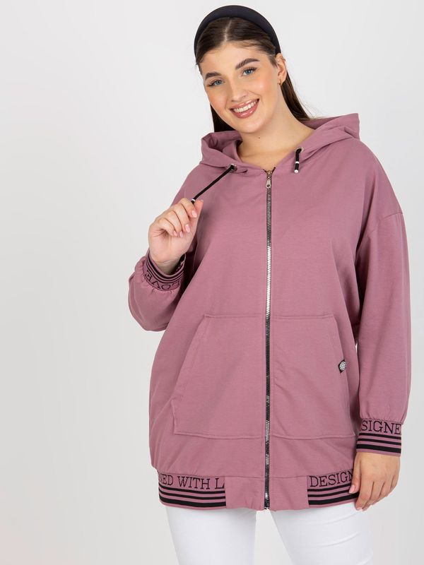 RELEVANCE Sweatshirt-RV-BL-8190.09P-dark pink