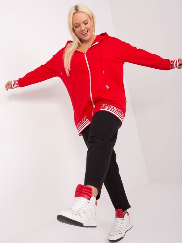 RELEVANCE Sweatshirt-RV-BL-8190.09P-red