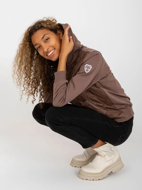 RUE PARIS Sweatshirt-RV-BL-8226.11X-brown