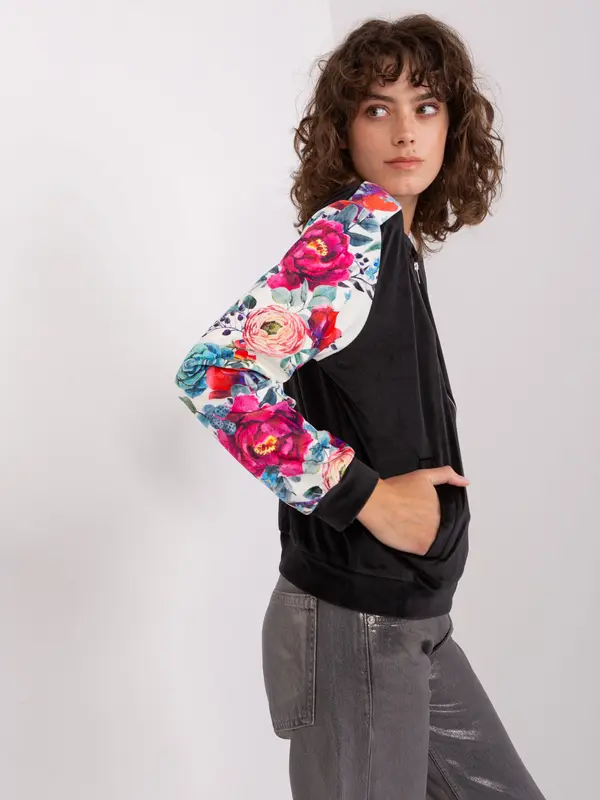 RUE PARIS Sweatshirt-RV-BL-8235.38-black