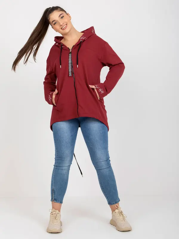 RELEVANCE Sweatshirt-RV-BL-8266.34P-burgundy