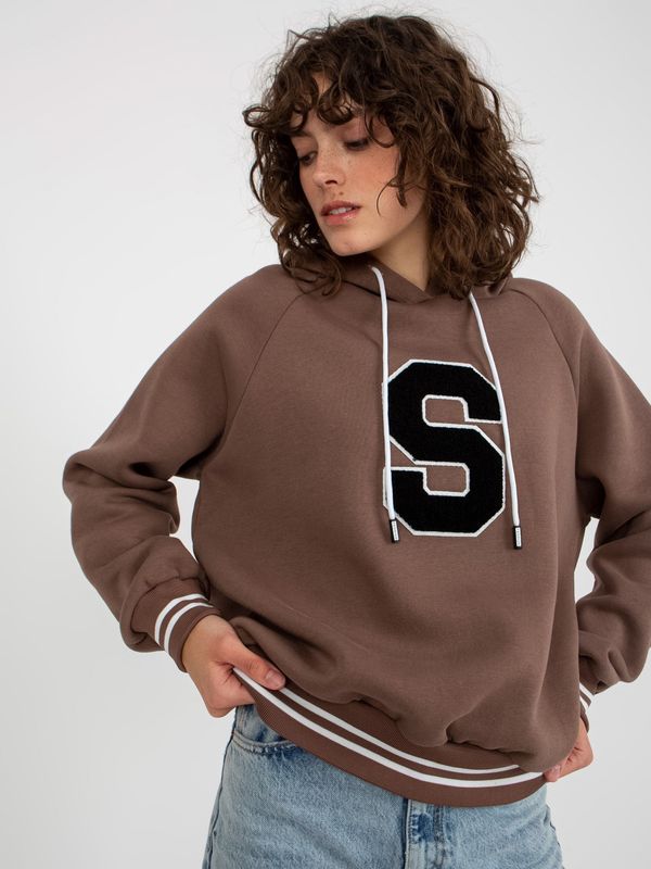 RELEVANCE Sweatshirt-RV-BL-8372.04P-brown
