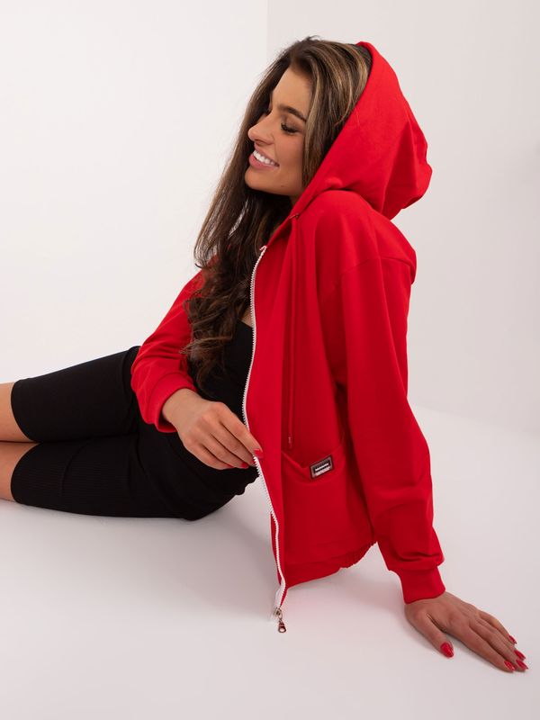 RELEVANCE Sweatshirt-RV-BL-9136.06-red