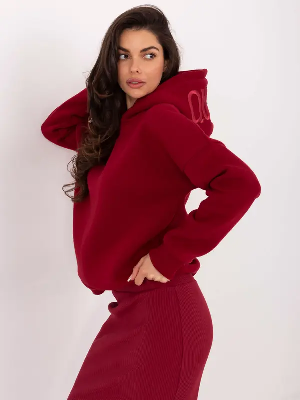 RELEVANCE Sweatshirt-RV-BL-A1006.27-burgundy