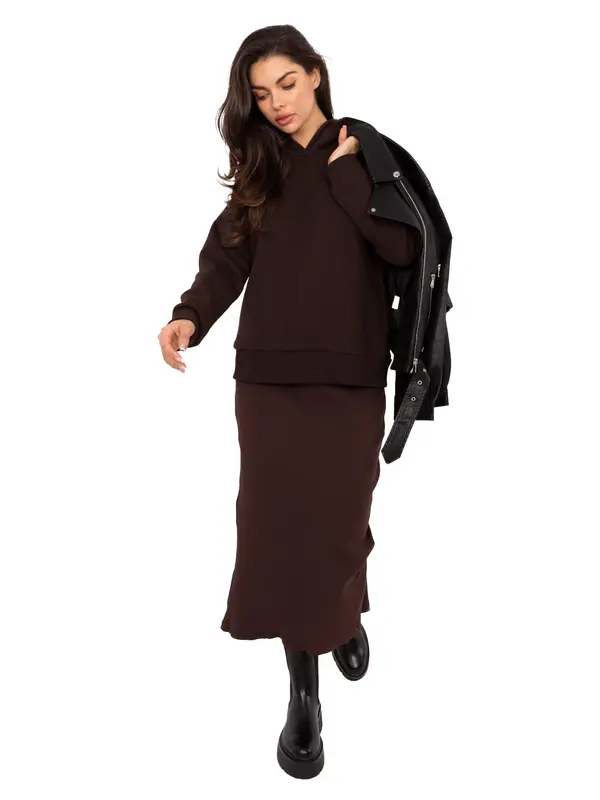 RELEVANCE Sweatshirt-RV-BL-A1006.27-dark brown