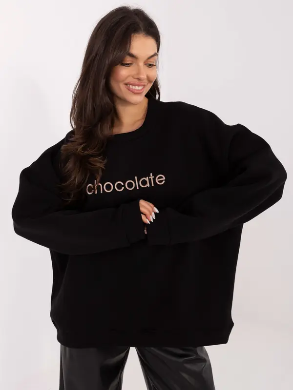 RUE PARIS Sweatshirt-RV-BL-A1036.22-black