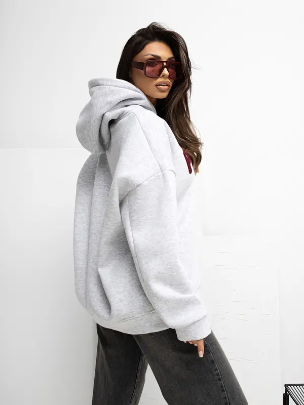 RUE PARIS Sweatshirt-RV-BL-A1041.59-light grey