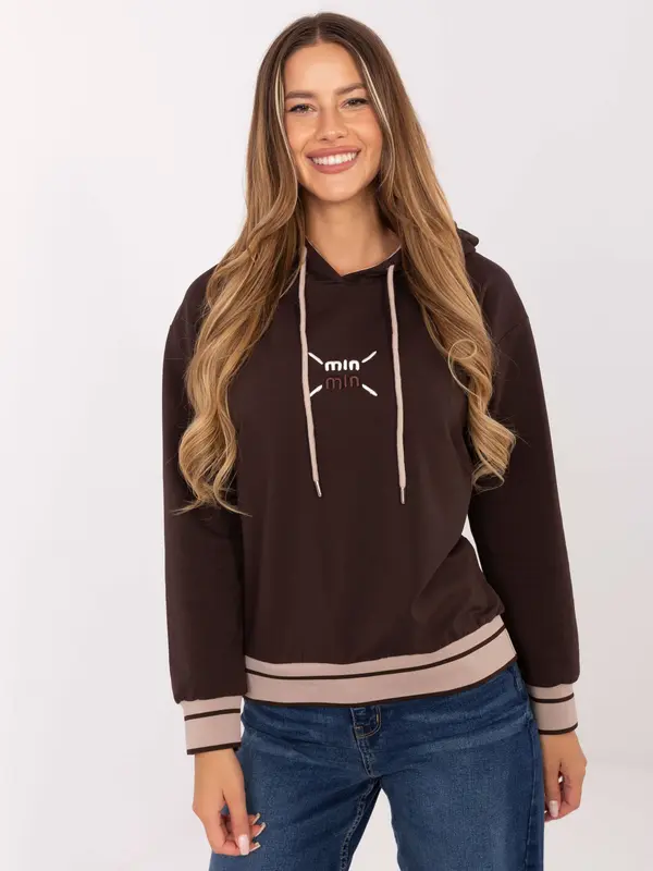 RELEVANCE Sweatshirt-RV-BL-A857.47-dark brown