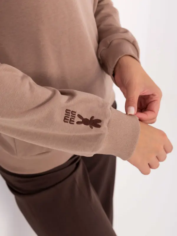 RELEVANCE Sweatshirt-RV-BL-A868.46-dark beige
