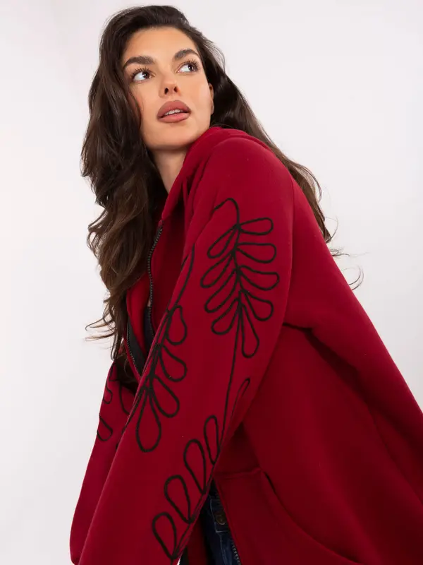 RELEVANCE Sweatshirt-RV-BL-A911.22-burgundy