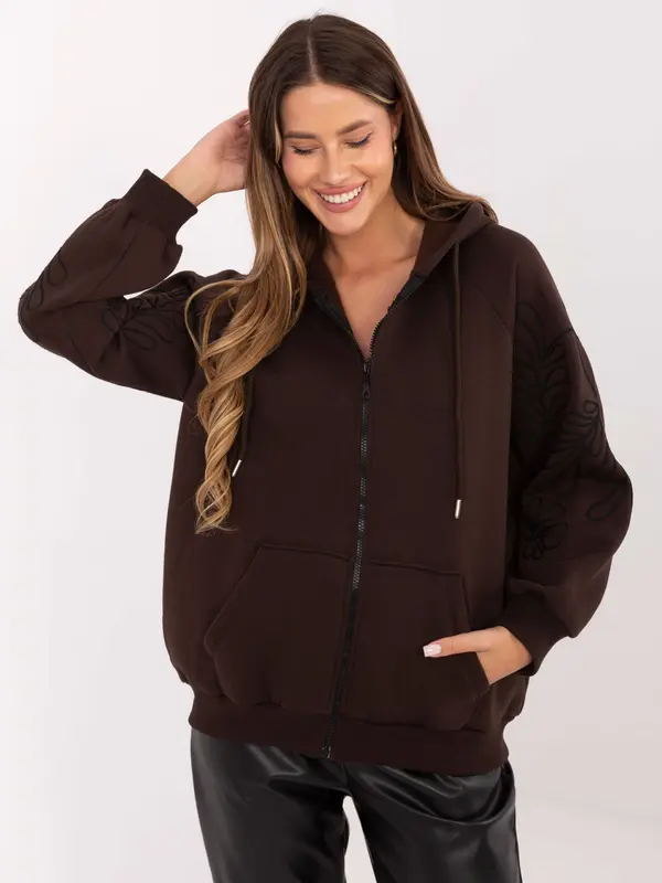 RELEVANCE Sweatshirt-RV-BL-A911.22-dark brown