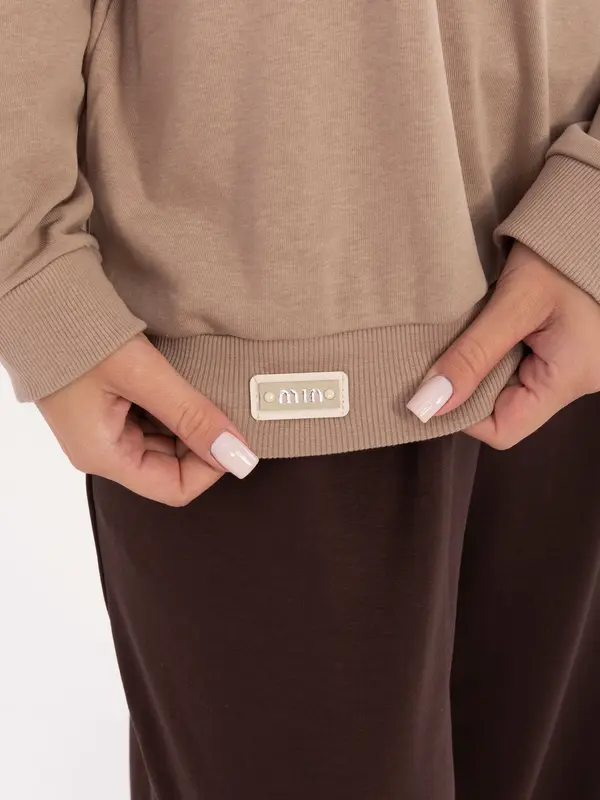 RELEVANCE Sweatshirt-RV-BL-A941.58-dark beige