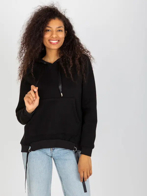 Och Bella Sweatshirt-TW-BL-BL-1003.95P-black