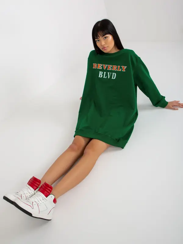 Vikki Sweatshirt-VI-BL-3075.64P-dark green