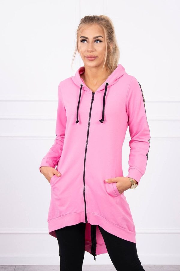 Kesi Sweatshirt with back zip light pink