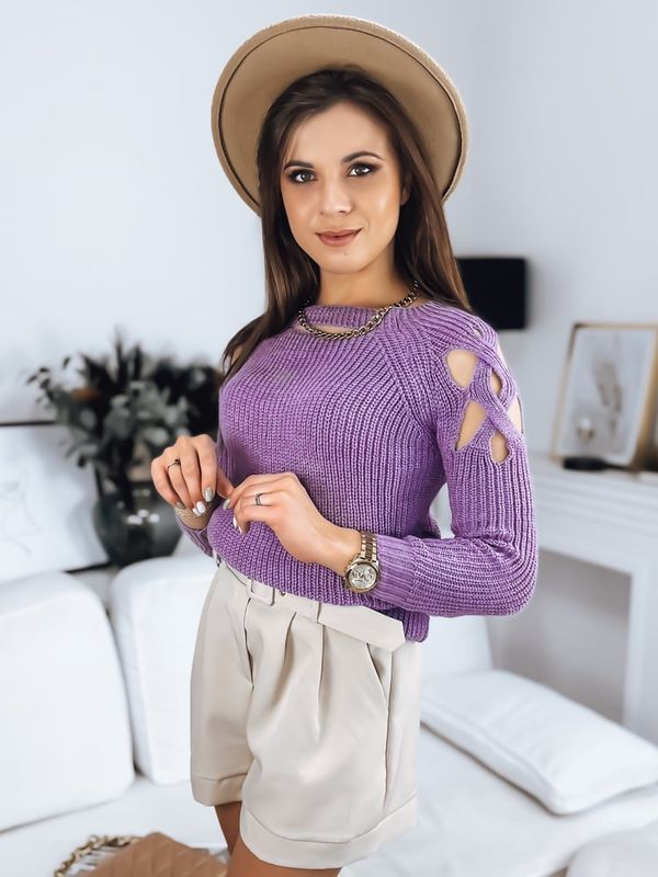 DStreet Sweter damski LAYSI lila Dstreet