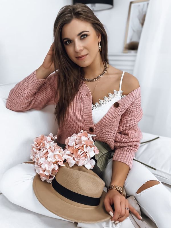 DStreet Sweter damski MINSTRAL różowy Dstreet