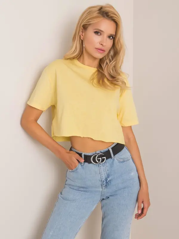RUE PARIS T-shirt-193-TS-20Y-1036.13P-Light Yellow