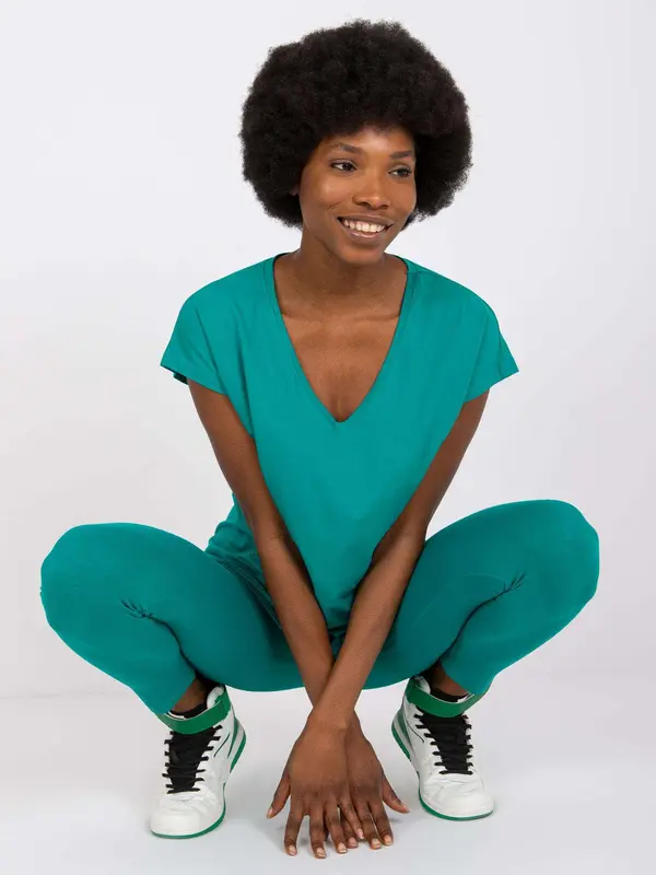 BASIC Feel Good T-shirt-AP-TS-A-004-dark green