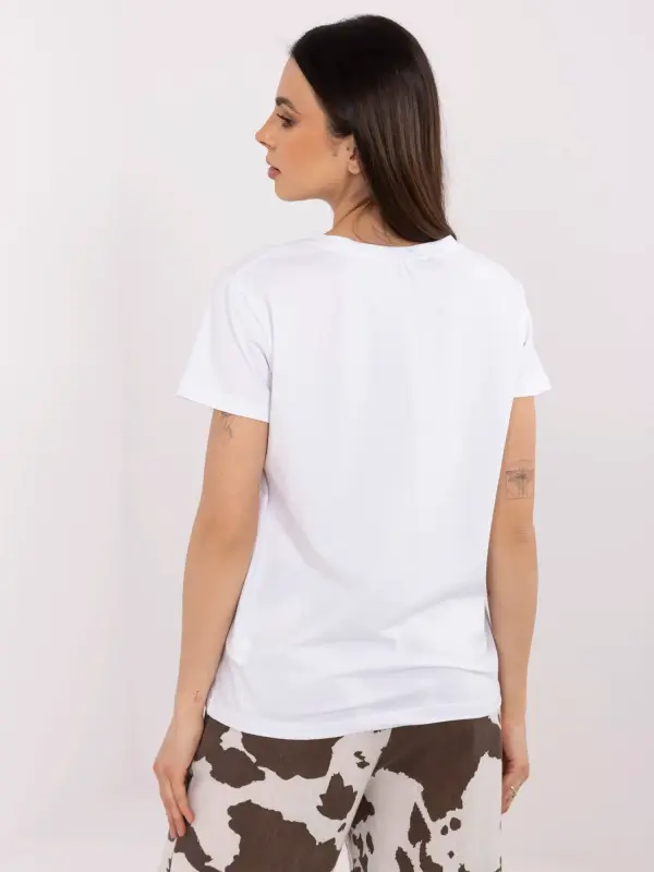 BASIC Feel Good T-shirt-CLM-TS-1639.12-white