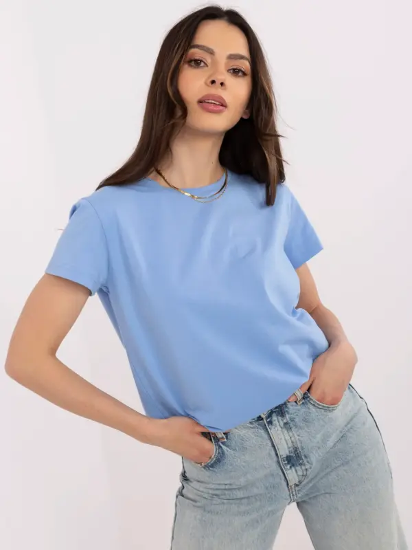 BASIC Feel Good T-shirt-CLM-TS-1640.87-blue