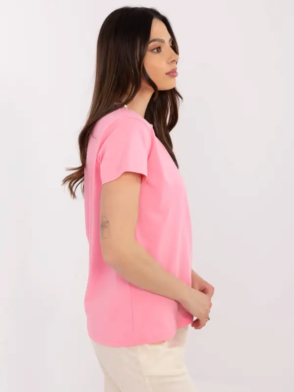 BASIC Feel Good T-shirt-CLM-TS-1640.87-pink