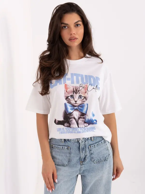 Fresh Made T-shirt-D12083AI02799A-white-blue