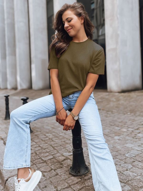 DStreet T-shirt damski MAYLA II ciemnozielony Dstreet