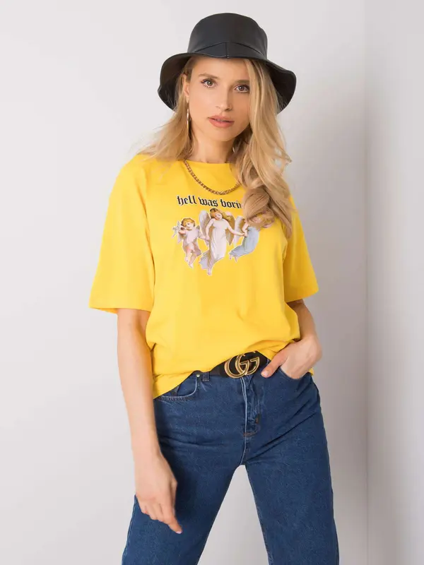 RUE PARIS T-shirt-DS-TS-1114.10P-yellow