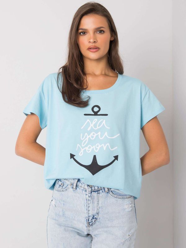 FANCY T-shirt-FA-TS-7196.74P-Light Blue