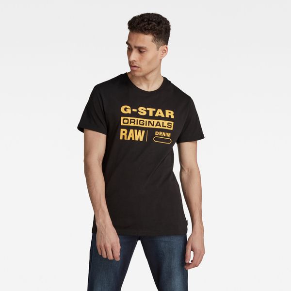 G Star T-shirt - G-STAR Graphic 8 r t ss dark blue