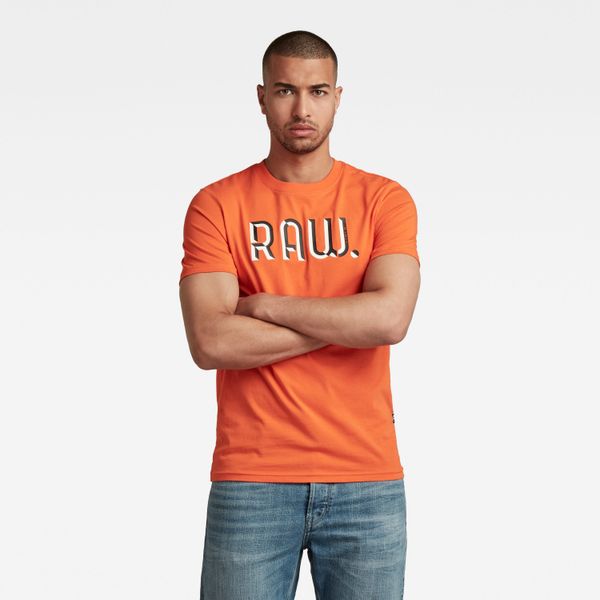 G Star T-shirt - G-star RAW Compact jersey o orange