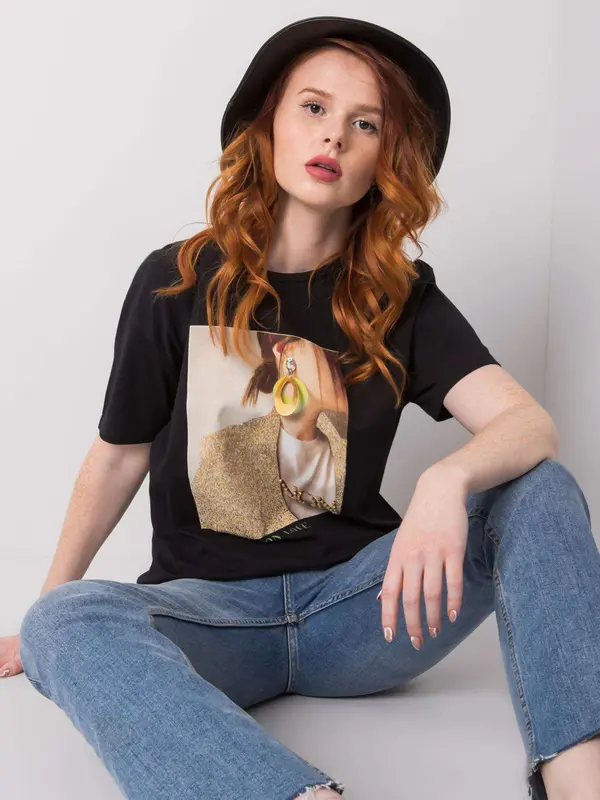 H&B T-shirt-HB-TS-3055.18P-black